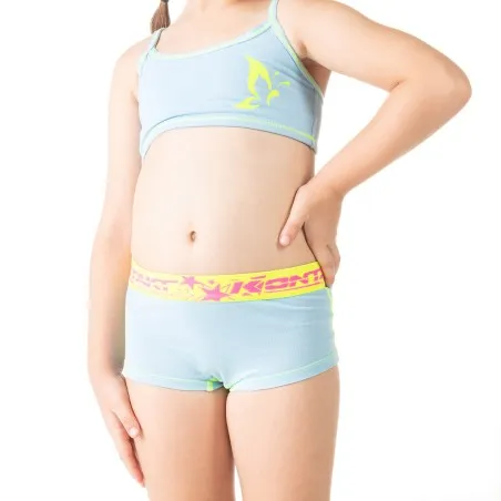 Boxer fille en coton stretch - KONTAKT