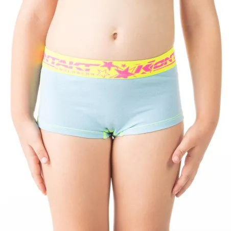 Boxer fille en coton stretch - KONTAKT