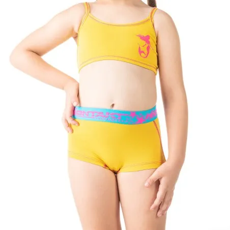 Boxer fille en coton stretch - KONTAKT