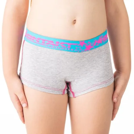 Boxer fille en coton stretch - KONTAKT