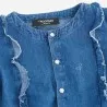 Blouse fille boutonnée avec volant - KONTAKT