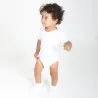 Body bébé manches courtes imprimé PETIT POIS BLEU - KONTAKT