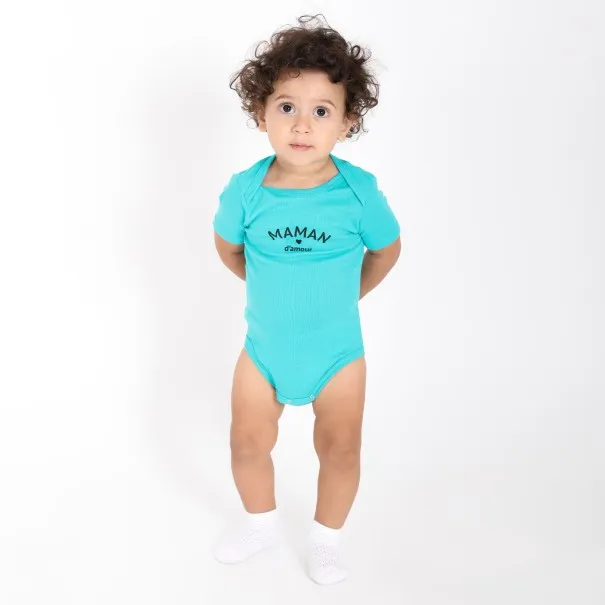 Body bébé manches courtes MAMAN D’AMOUR - KONTAKT