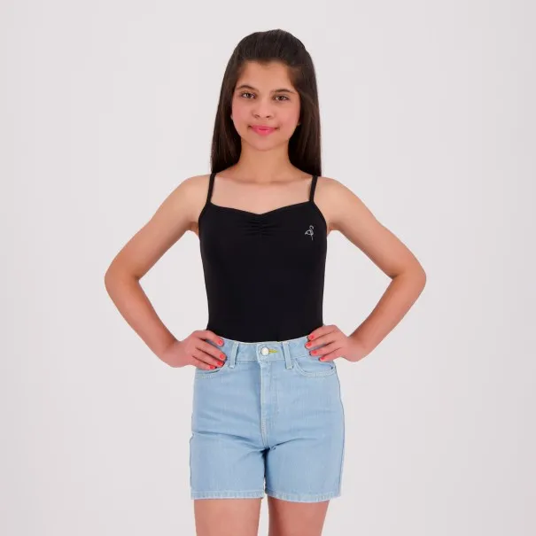 Body bretelle fille avec broderie - KONTAKT