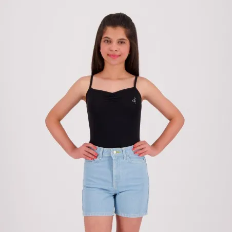 Body bretelle fille avec broderie - KONTAKT