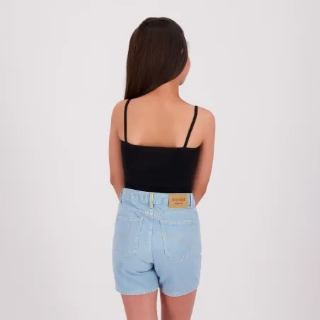 Body bretelle fille avec broderie - KONTAKT