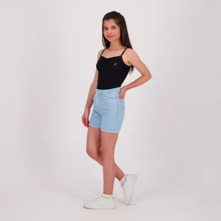 Body bretelle fille avec broderie - KONTAKT