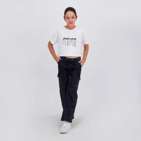 Cargo fille en jeans - KONTAKT