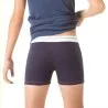 Boxer garçon avec surpiqures contrastées en coton stretch - KONTAKT