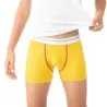 Boxer garçon avec surpiqures contrastées en coton stretch - KONTAKT