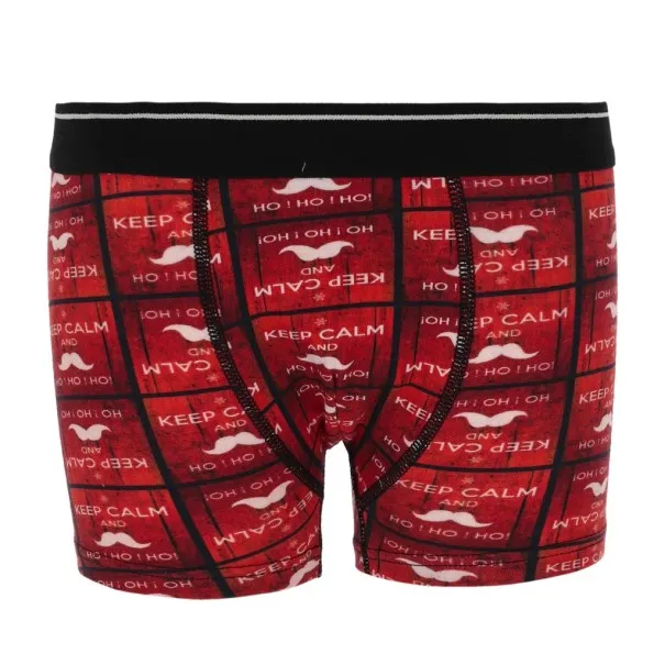 Boxer garçon imprimé KEEP CALM AND HOHOHO - KONTAKT
