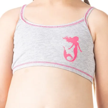 Brassière fille sirène en coton stretch - KONTAKT