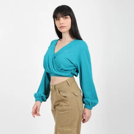 Cache coeur femme manches longues - KONTAKT