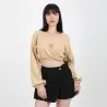 Cache coeur femme manches longues - KONTAKT