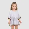 Cache maillot bébé avec cordon de serrage et pompons - KONTAKT