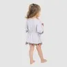 Cache maillot bébé avec cordon de serrage et pompons - KONTAKT