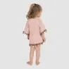 Cache maillot bébé avec cordon de serrage et pompons - KONTAKT