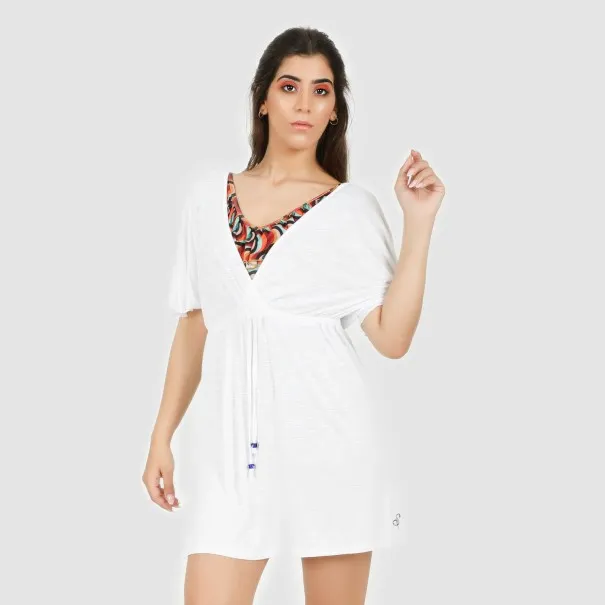 Cache maillot femme avec cordon de serrage - KONTAKT