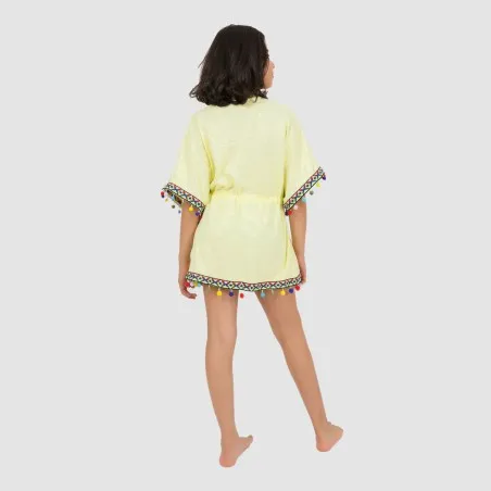 Cache maillot fille avec pompons - KONTAKT