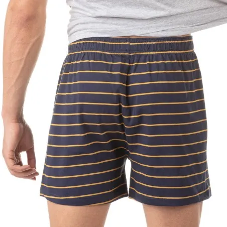 Caleçon rayé homme en coton pur - KONTAKT