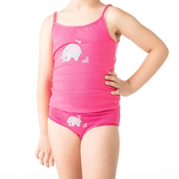 Caraco fille éléphant en coton stretch - KONTAKT