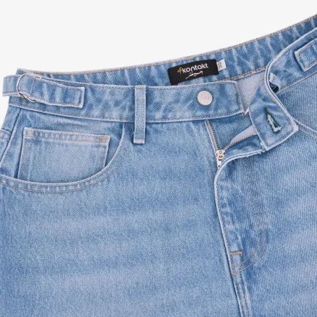 Carpenter baggy unisexe en jeans - KARIM 2.0 - KONTAKT