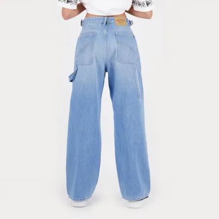 Carpenter baggy unisexe en jeans - KARIM 2.0 - KONTAKT