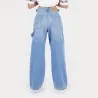Carpenter baggy unisexe en jeans - KARIM 2.0 - KONTAKT