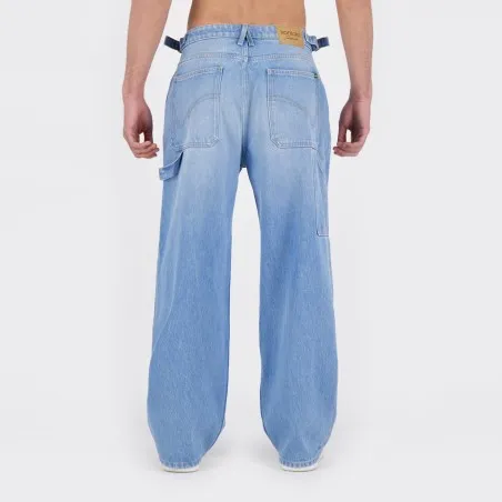 Carpenter baggy unisexe en jeans - KARIM 2.0 - KONTAKT