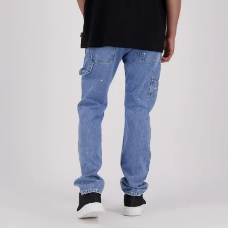Carpenter homme avec taches de peinture en jeans - KARIM - KONTAKT