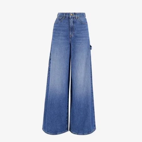 Carpenter wide leg femme en jeans - KARIMA 3.0 - KONTAKT