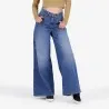 Carpenter wide leg femme en jeans - KARIMA 3.0 - KONTAKT