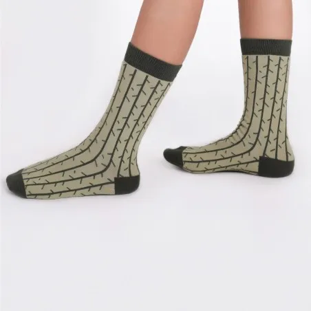 Chaussette unisexe junior imprimé CACTUS - KONTAKT