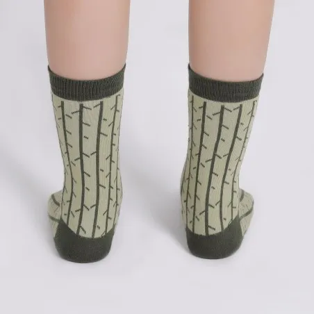Chaussette unisexe junior imprimé CACTUS - KONTAKT