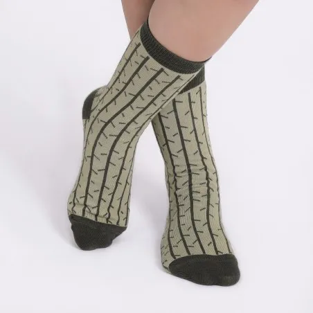 Chaussette unisexe junior imprimé CACTUS - KONTAKT