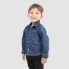 Chemise bébé avec poche poitrine en jeans - KONTAKT