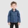 Chemise bébé avec poche poitrine en jeans - KONTAKT
