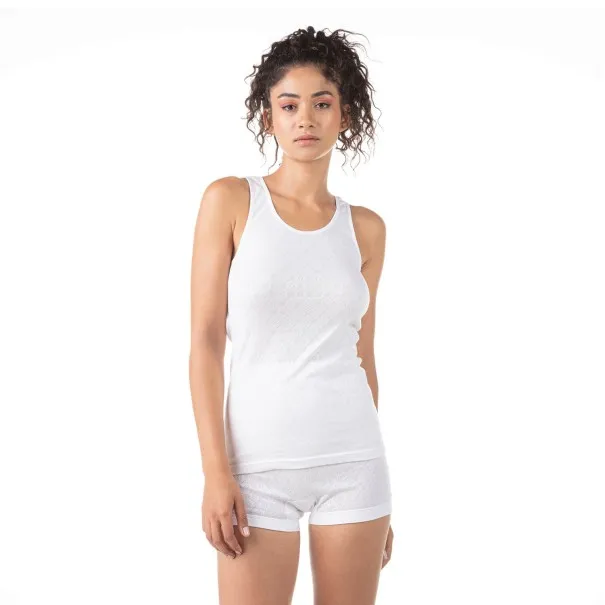 Débardeur senior en tricot côtelée jacquard - KONTAKT