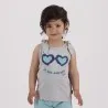 Ensemble bébé fille sans manches JE SUIS ADORABLE - KONTAKT