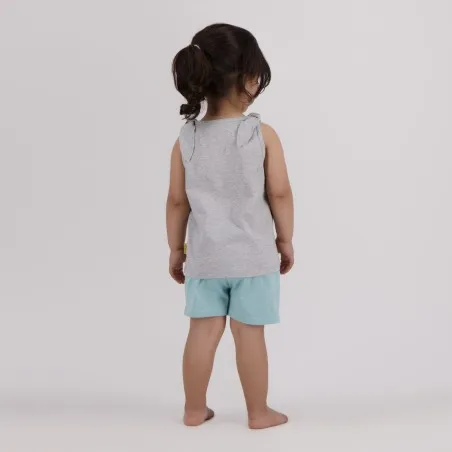 Ensemble bébé fille sans manches JE SUIS ADORABLE - KONTAKT