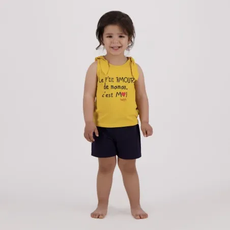 Ensemble bébé fille sans manches LE PETIT AMOUR - KONTAKT