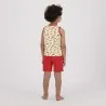 Ensemble bébé sans manches avec biais contrasté imprimé voiture - KONTAKT