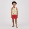 Ensemble bébé sans manches avec biais contrasté imprimé voiture - KONTAKT