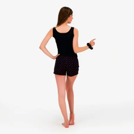 Ensemble femme débardeur et short avec patte boutonnée - KONTAKT