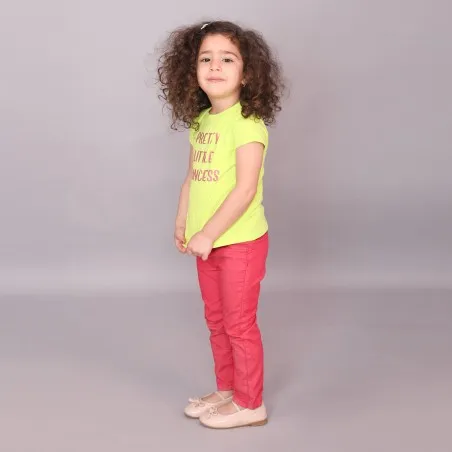 Ensemble t-shirt à paillette PRETTY LITTLE PRINCESS et tregging - KONTAKT
