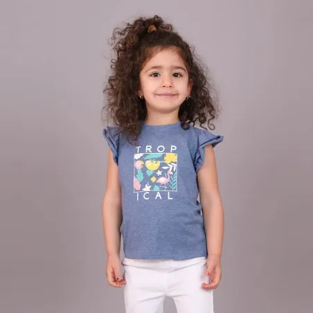 Ensemble t-shirt avec volant et tregging - KONTAKT