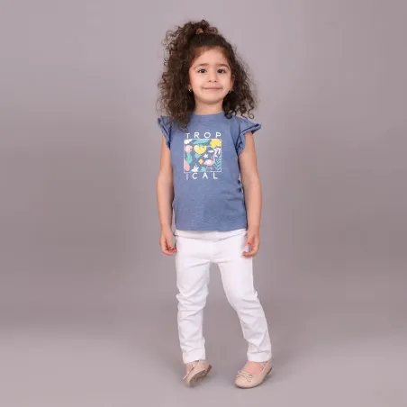 Ensemble t-shirt avec volant et tregging - KONTAKT