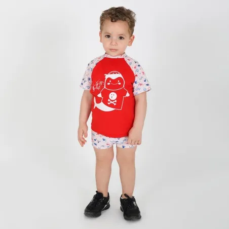 Ensemble bébé t-shirt et short de bain PETIT PIRATE - KONTAKT