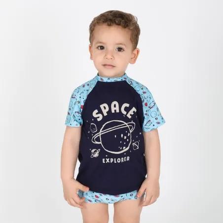 Ensemble bébé t-shirt et short de bain SPACE EXPLORER - KONTAKT