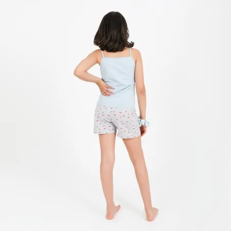 Ensemble fille bretelle et short PEACE - KONTAKT